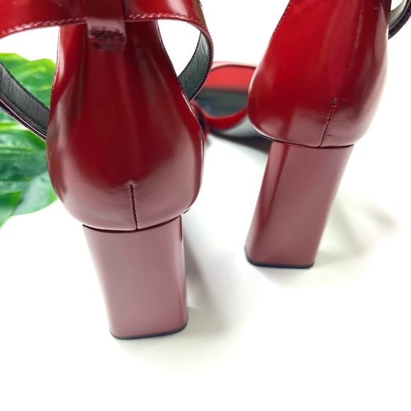 Via Spiga Red Heeled Sandals - Picture 6 of 9